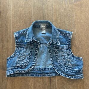 Trendy Blue Denim Vest